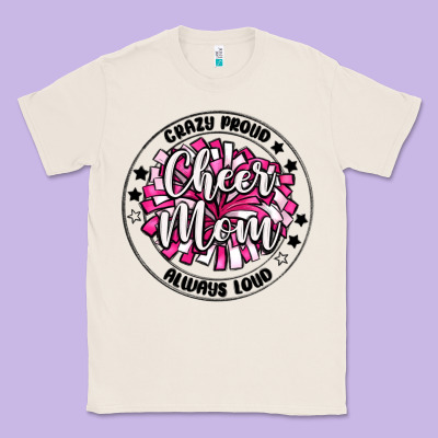 Cheer Mom Classic Tee Designed By Maliassmallbusiness