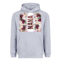 Heather Grey mother's day nana flowers tumbler tbs Heavyweight Hoodie - TumblerDesignByShophia