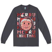 Smoke merry christmas smiling face Long Sleeve Tee - MaliasSmallBusiness