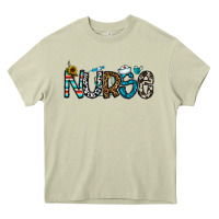 Mossy nurse Heavy Core Tee - CowhideDigitalArt