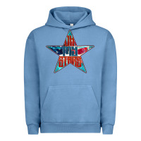 Pigment Pebble Blue Oh my stars Urban Hoodie - FaDigitalArtStudio