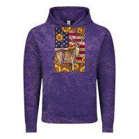 Cloud Purple Western American Deer Vintage Hoodie - LillyAllenDesigns