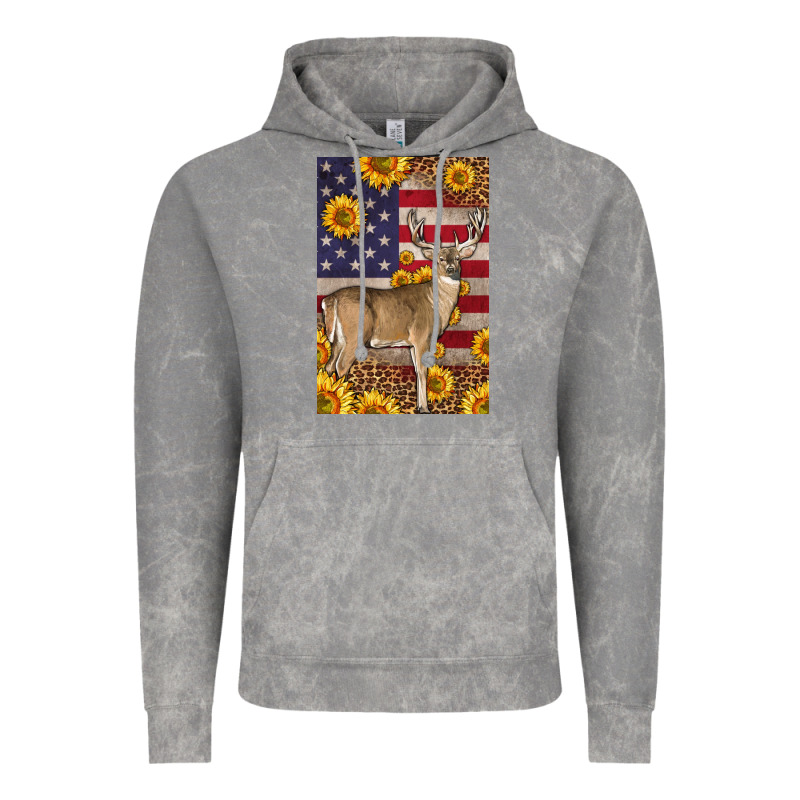 Western American Deer Vintage Hoodie by LillyAllenDesigns | Teevron