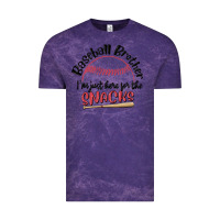 Cloud Purple baseball brother i'm just here for the snacks Vintage Tee - MaliasSmallBusiness