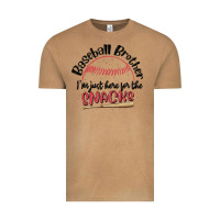 Baseball Brother I'm Just Here For The Snacks Vintage Tee | Teevron