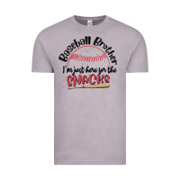Vintage Zinc baseball brother i'm just here for the snacks Vintage Tee - MaliasSmallBusiness