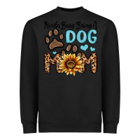 Black kinda busy being a dog mom Heavyweight Sweatshirt - MaliasSmallBusiness