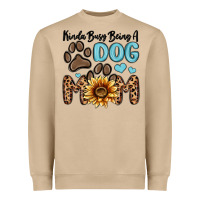 Mushroom kinda busy being a dog mom Heavyweight Sweatshirt - MaliasSmallBusiness