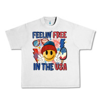 Lunar Rock feelin free in the usa Urban Heavy Tee - MaliasSmallBusiness