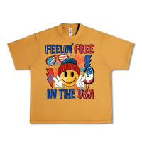 Peanut Butter feelin free in the usa Urban Heavy Tee - MaliasSmallBusiness