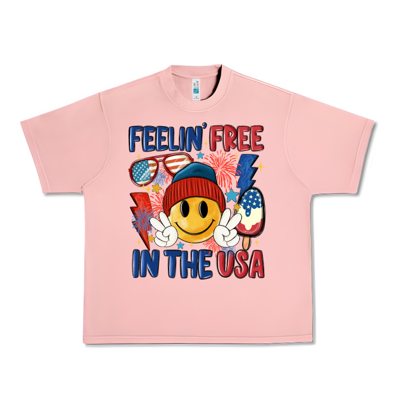 Feelin Free In The Usa Urban Heavy Tee by MaliasSmallBusiness | Teevron