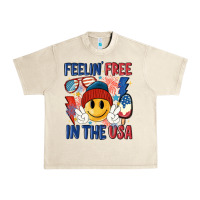 Sandshell feelin free in the usa Urban Heavy Tee - MaliasSmallBusiness