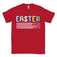 Red easter  Bunny Kısses Classic Tee - MaliasSmallBusiness
