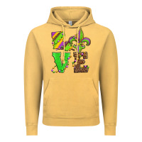 Vintage Mustard love mardi gras Vintage Hoodie - Jasminsmagicworld