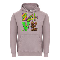 Vintage Zinc love mardi gras Vintage Hoodie - Jasminsmagicworld
