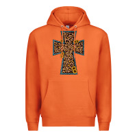 Carrot leopard sunflower cross Premium Hoodie - JahusDesignShop