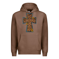 Chestnut leopard sunflower cross Premium Hoodie - JahusDesignShop
