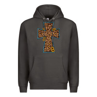 Smoke leopard sunflower cross Premium Hoodie - JahusDesignShop