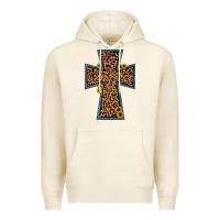 Tofu leopard sunflower cross Premium Hoodie - JahusDesignShop
