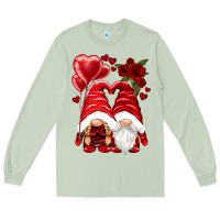 Matcha valentines day gnomies Long Sleeve Tee - NancyCooperArtShop