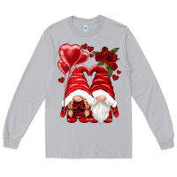 Moon Dust valentines day gnomies Long Sleeve Tee - NancyCooperArtShop