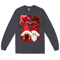 Smoke valentines day gnomies Long Sleeve Tee - NancyCooperArtShop