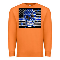 Carrot police flag patriotic skull Premium Sweatshirt - TumblerDesignByShophia