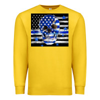 Lemon police flag patriotic skull Premium Sweatshirt - TumblerDesignByShophia