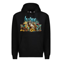 Black Horse Mom Premium Hoodie - HowdyJamesFarm