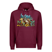 Burgundy Horse Mom Premium Hoodie - HowdyJamesFarm