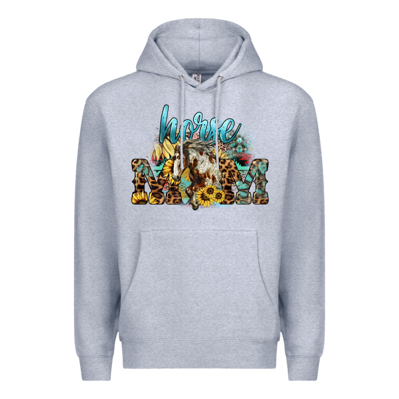 Horse Mom Premium Hoodie by HowdyJamesFarm | Teevron