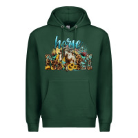 Sports Green Horse Mom Premium Hoodie - HowdyJamesFarm