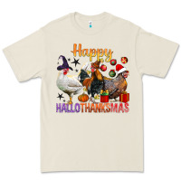 Bone Happy Hallothanksmas Chick Premium Tee - BundleAndBundleShop