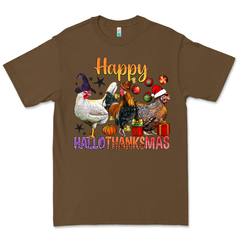 Happy Hallothanksmas Chick Premium Tee by BundleAndBundleShop | Teevron
