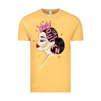 Vintage Mustard yas queen Vintage Tee - MaliasSmallBusiness