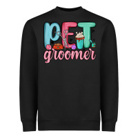 Black pet groomer Heavyweight Sweatshirt - MaliasSmallBusiness