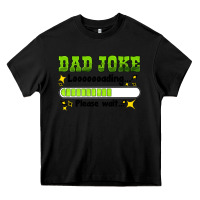 Black dad joke loading please wait Heavy Core Tee - HRA Design Shop