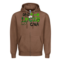 Chestnut St. Patrick's Day One Lucky Cna Zipper Hoodie - RanaPortraitStore