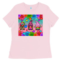 Bubblegum Pink lgbtq genomes Ladies Tee - HRA Design Shop