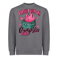 Storm emotional dumpster fire Heavyweight Sweatshirt - MaliasSmallBusiness