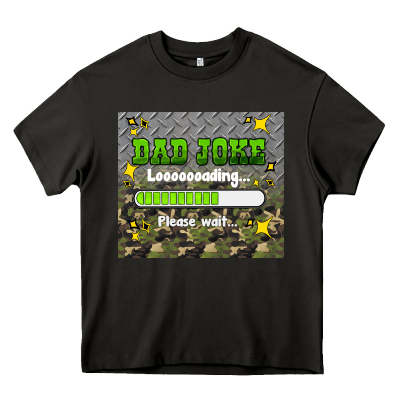 Dad Joke Loading Please Wait Heavy Core Tee by HRA Design Shop | Teevron