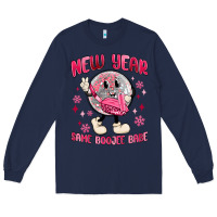 Navy new year same boojee babe Long Sleeve Tee - MaliasSmallBusiness