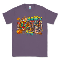 Lavender Happy Turkey Day Classic Tee - CowhideDigitalArt