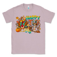 Lilac Happy Turkey Day Classic Tee - CowhideDigitalArt