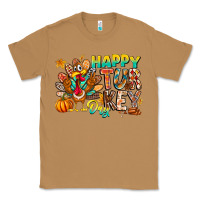 Toasted Coconut Happy Turkey Day Classic Tee - CowhideDigitalArt