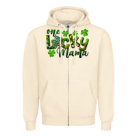 Sandshell st. patrick's day one lucky mama Zipper Hoodie - RanaPortraitStore