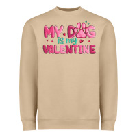 Mushroom my dog is my valentine Heavyweight Sweatshirt - MaliasSmallBusiness