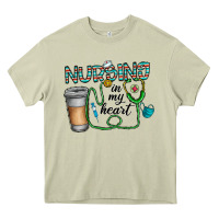 Mossy nursing İn my heart Heavy Core Tee - CowhideDigitalArt