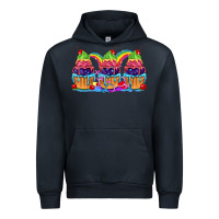 Navy Pride cupcake Urban Hoodie - FaDigitalArtStudio