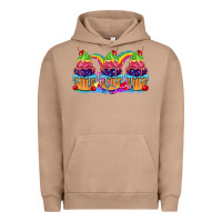 Pigment Burro Pride cupcake Urban Hoodie - FaDigitalArtStudio